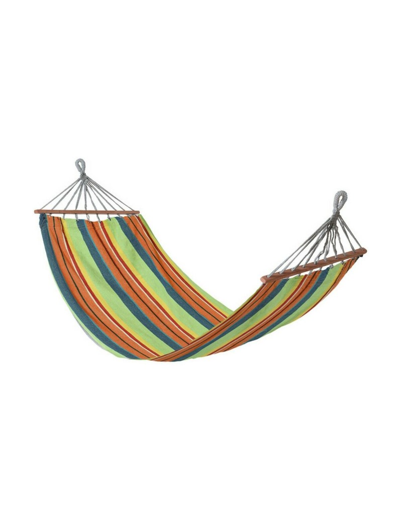 Hamac Suspendu 2 x 1 m Textile Multicouleur