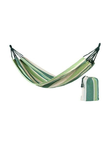 Hamac Suspendu 2 x 1 m Textile Multicouleur