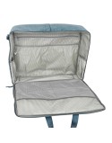 Suitcase Safta Leaves Turquoise (50 x 40 x 14 cm)