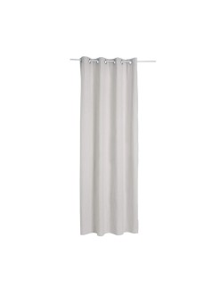 Curtain Atmosphera Panama Beige Polyester (260 x 140 cm)