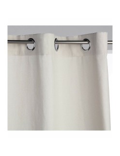 Curtain Atmosphera Panama Beige Polyester (260 x 140 cm)