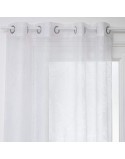 Curtain Atmosphera Tropical Polyester White (140 x 240 cm)