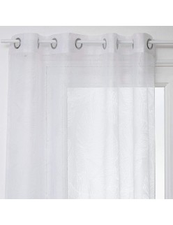 Curtain Atmosphera Tropical Polyester White (140 x 240 cm)