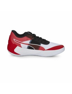 Basketball Shoes for Adults Puma Fusion Nitro Team White Men