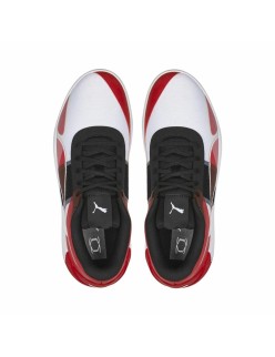 Basketball Shoes for Adults Puma Fusion Nitro Team White Men