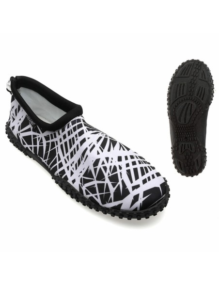 Slippers Lines White/Black