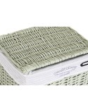 Korb-Set DKD Home Decor grün korb 44 x 34 x 56 cm 5 Stücke