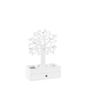 Boîte à bijoux DKD Home Decor Blanc Bois MDF (24 x 12 x 36 cm)