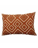 Capa de travesseiro DKD Home Decor 60 x 1 x 40 cm Terracota Geométrico