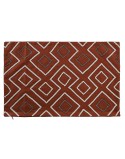 Cushion cover DKD Home Decor 60 x 1 x 40 cm Terracotta Geometric