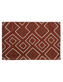 Cushion cover DKD Home Decor 60 x 1 x 40 cm Terracotta Geometric
