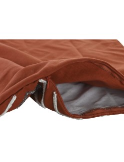 Cushion cover DKD Home Decor 60 x 1 x 40 cm Terracotta Geometric
