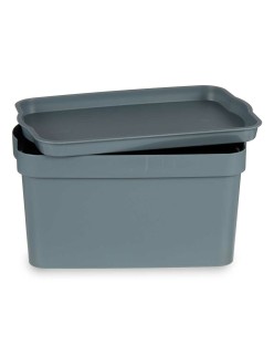 Boîte Multiusage Kipit TP592-2 Gris Plastique 2,3 L 13,5 x 11 x 20 cm (24 Unités)