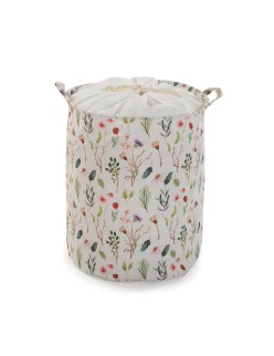 Panier à linge Versa Fleurs Polyester Textile (38 x 48 x 38 cm)