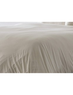 Capa nórdica Naturals ELBA Bege Solteiro (150 x 220 cm)