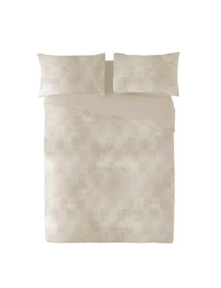 Copripiumino Naturals ELBA Beige Ala francese (220 x 220 cm)