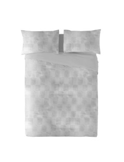 Copripiumino Naturals ELBA Grigio chiaro Singolo (150 x 220 cm)