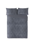 Copripiumino Naturals ELBA Grigio scuro Matrimoniale (240 x 220 cm)