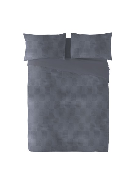 Copripiumino Naturals ELBA Grigio scuro Matrimoniale (240 x 220 cm)