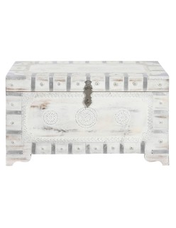 Truhe DKD Home Decor Mango-Holz 78,7 x 43 x 45,7 cm