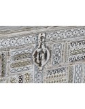 Truhe DKD Home Decor Metall Mango-Holz 80 x 40 x 45 cm