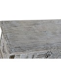 Truhe DKD Home Decor Metall Mango-Holz 80 x 40 x 45 cm