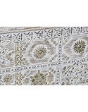 Coffre DKD Home Decor Laiton Bois de manguier À pied 90 x 40 x 80 cm