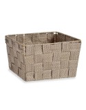 Cestino Kipit A3-6878 Marrone Stoffa 15 x 11 x 20 cm Intrecciato (24 Unità)