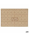 Alfombra Kinvara Healthy Food Beige 40 x 1 x 60 cm (24 Unidades)