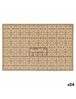 Alfombra Kinvara Healthy Food Beige 40 x 1 x 60 cm (24 Unidades)