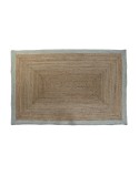 Alfombra DKD Home Decor Verde Marrón claro Natural Scandi 160 x 230 x 1 cm