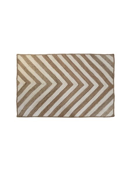Teppich DKD Home Decor Scandi Weiß Hellbraun Jute (120 x 180 x 1 cm) Teppich DKD Home Decor Scandi Weiß Hellbraun Jute (120 x 180 x 1 cm)