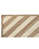Teppich DKD Home Decor Scandi Weiß Hellbraun Jute (120 x 180 x 1 cm)