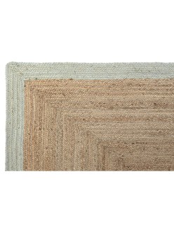 Alfombra DKD Home Decor Verde Marrón claro Natural Scandi 200 x 290 x 1 cm