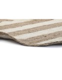 Teppich DKD Home Decor Scandi Weiß Hellbraun Jute (200 x 200 x 1 cm)