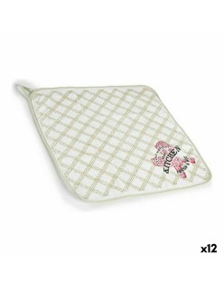 Küchentuch Kinvara 1220 Weiß grün 50 x 0,3 x 50 cm (12 Stück)