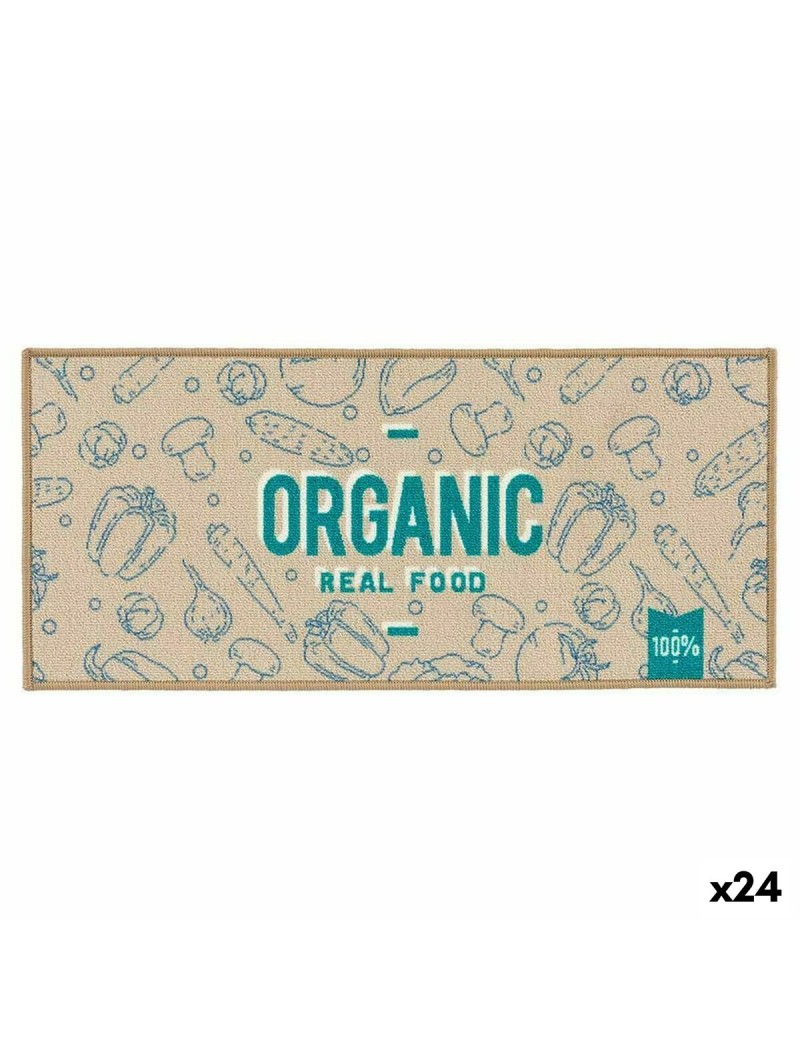 Tappeto Kinvara DESIGN 3 Azzurro Verde Beige 90 x 40 cm (24 Unità)