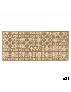 Alfombra Kinvara Healthy Food Beige 90 x 40 cm (24 Unidades)