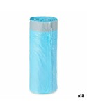 Sacchetti per la Spazzatura Azzurro Polietilene 15 Unità (30 L)