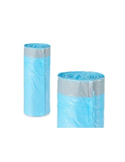 Sacchetti per la Spazzatura Azzurro Polietilene 15 Unità (30 L)