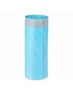 Sacchetti per la Spazzatura Azzurro Polietilene 15 Unità (30 L)