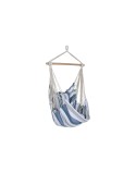 Hammock DKD Home Decor Stripes Blue White (100 x 60 x 135 cm)