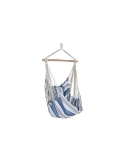 Hamac DKD Home Decor Rayures Bleu Blanc (100 x 60 x 135 cm)