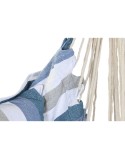 Hammock DKD Home Decor Stripes Blue White (100 x 60 x 135 cm)