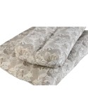 Cushion DKD Home Decor Floor Grey Light brown Aluminium Leaf of a plant 120 x 80 x 16 cm