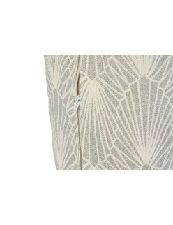 Cushion DKD Home Decor Floor White Green Light grey Bamboo Aluminium 120 x 80 x 16 cm