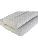 Cushion DKD Home Decor Floor White Green Light grey Bamboo Aluminium 120 x 80 x 16 cm
