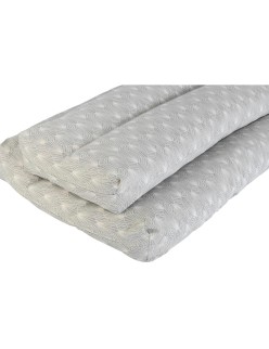 Cushion DKD Home Decor Floor White Green Light grey Bamboo Aluminium 120 x 80 x 16 cm