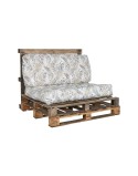 Cuscino DKD Home Decor Da terreno Multicolore Alluminio 120 x 80 x 16 cm