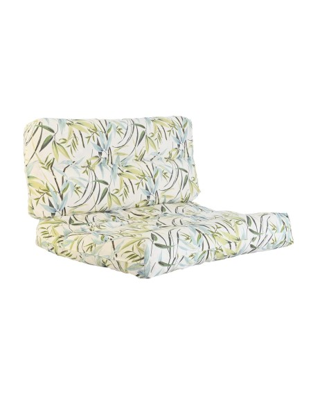 Cushion DKD Home Decor Floor Green Bamboo Aluminium 120 x 80 x 16 cm Cushion DKD Home Decor Floor Green Bamboo Aluminium 120 x 80 x 16 cm